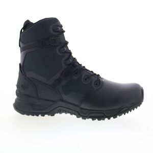 Original Swat Mens Alpha Fury 8" Polishable Toe Side-Zip EN Black Boots (NWT)